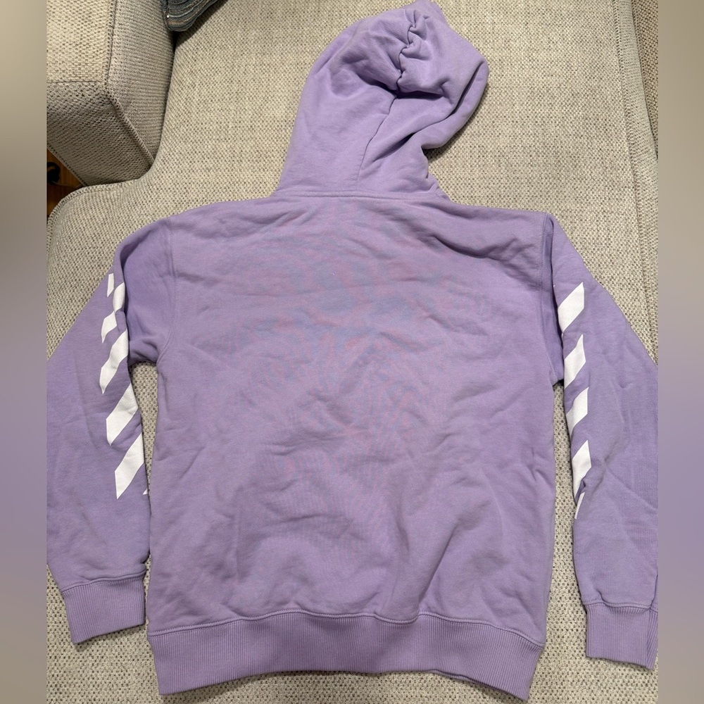 Off-white lavender terry cloth hoodie - Picture 3 of 4